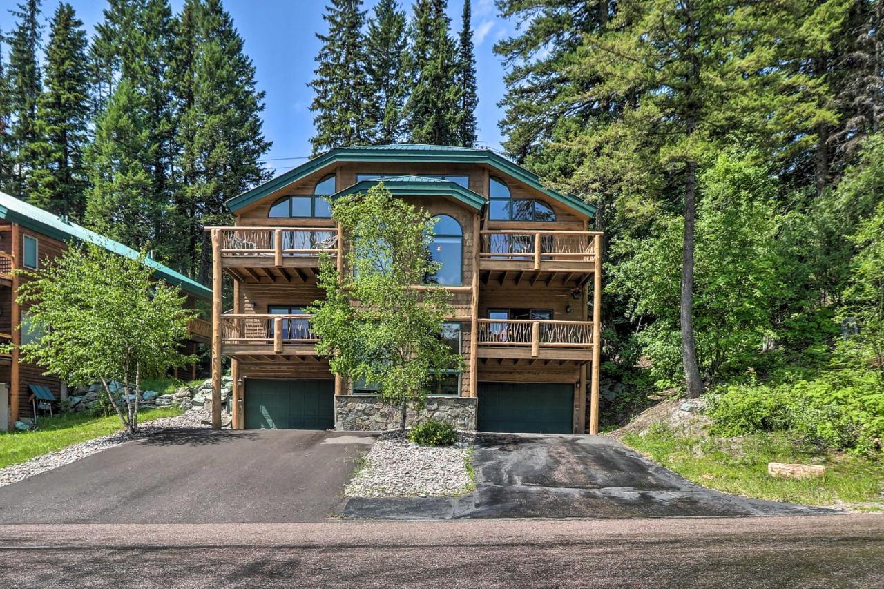 Rustic Home On Whitefish Mountain, Near Ski Run! المظهر الخارجي الصورة