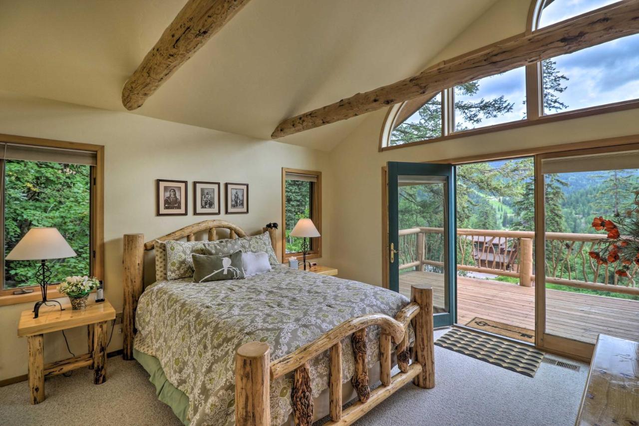 Rustic Home On Whitefish Mountain, Near Ski Run! المظهر الخارجي الصورة