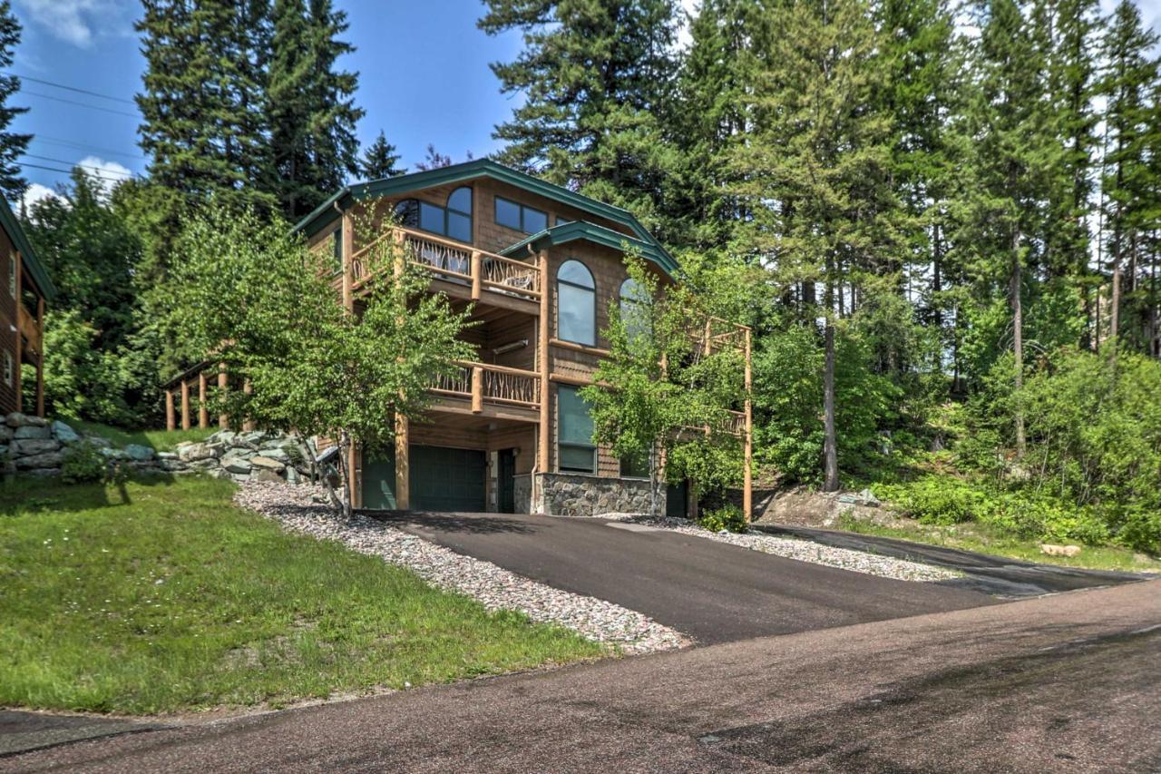 Rustic Home On Whitefish Mountain, Near Ski Run! المظهر الخارجي الصورة