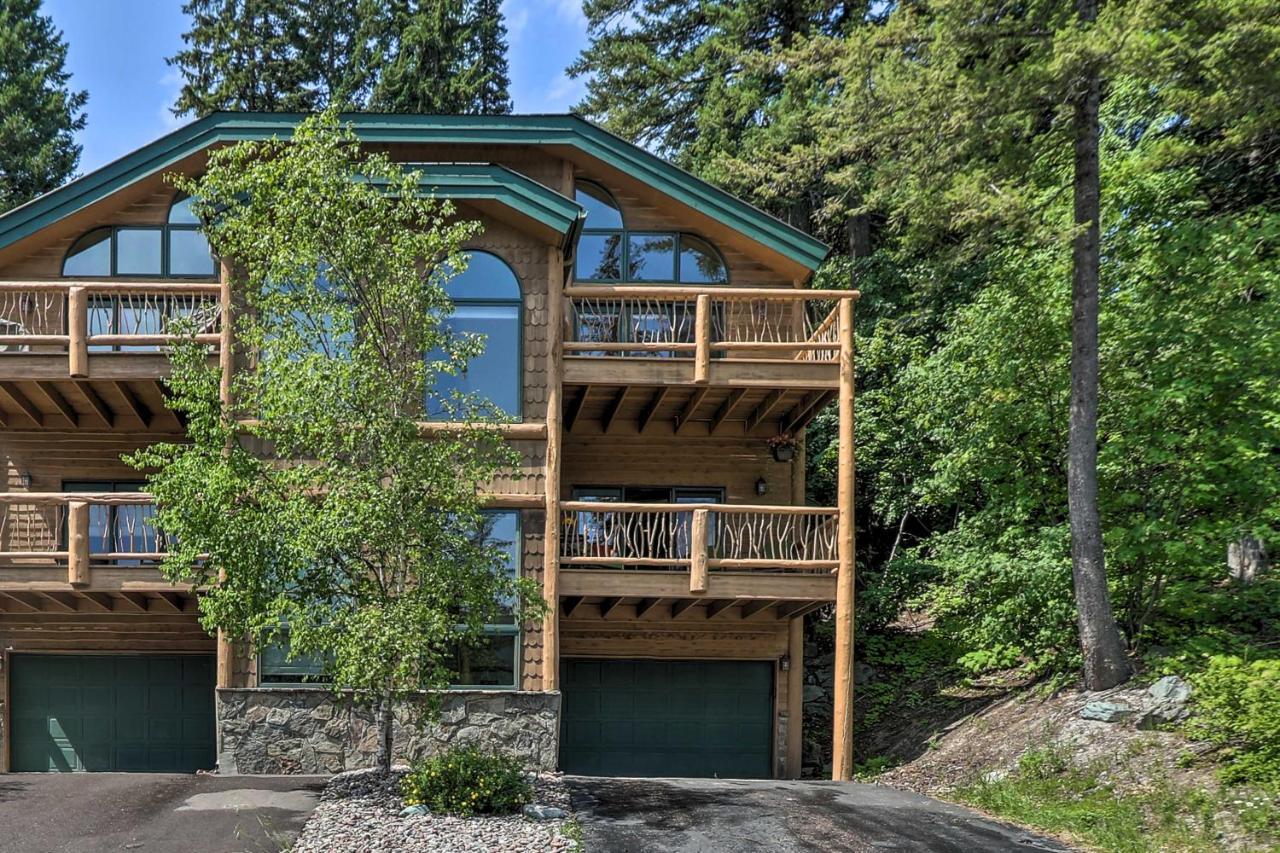 Rustic Home On Whitefish Mountain, Near Ski Run! المظهر الخارجي الصورة